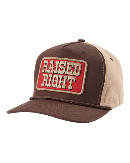 Raised Right Trucker Snapback - Mhh26Raisbrn by Seager from Skip’s Western Outfitters | SEA-MHH26RAISBRN-O/S