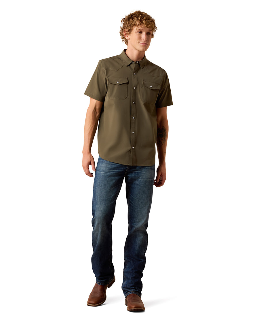 Men's Frontierflex Venttek Western Fitted Snap Shirt - 10077033