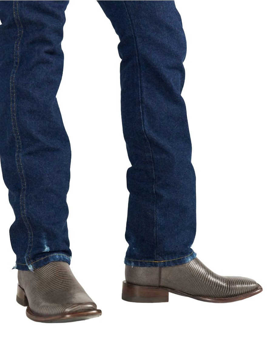 Men's The Doc Canyon Gunmetal Lizard Western Boots - 11224-Gnm