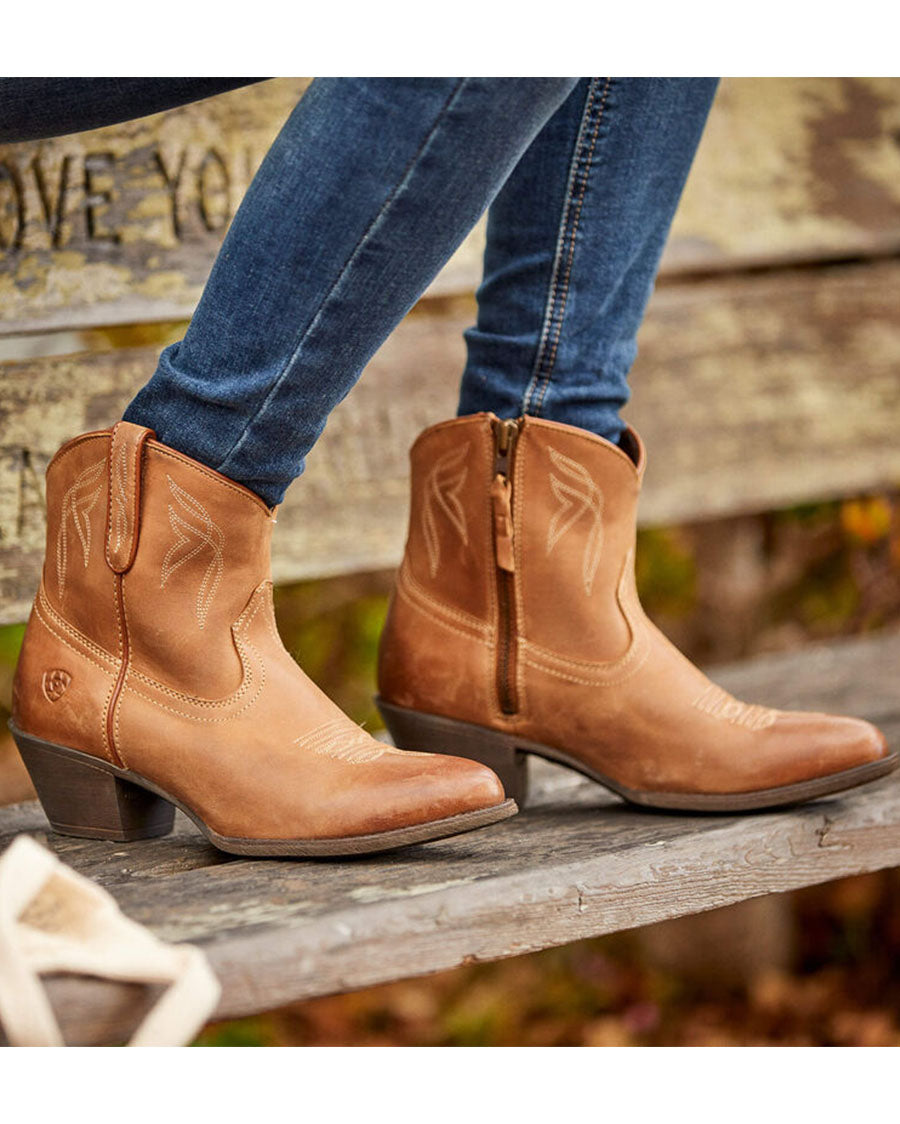 Womens Darlin Ankle Boots - Burnt Sugar - 10017323