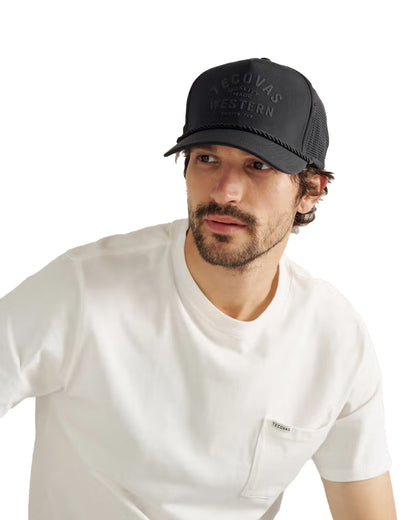 Tecovas Western Goods Quality Made Performance Five-Panel Hat - 30410-BLK