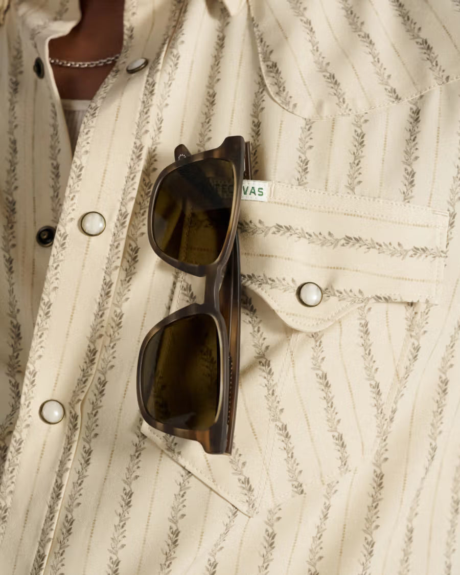 Men's Performance Western Pearl Snap Ss Sandstone - 40364-Snm