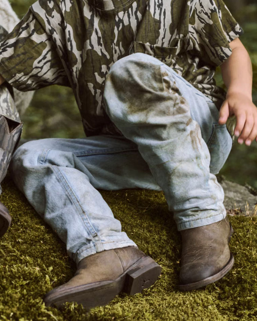 Kids' Tecovas X Mossy Oak Doc Western Boots - 81018-Mob
