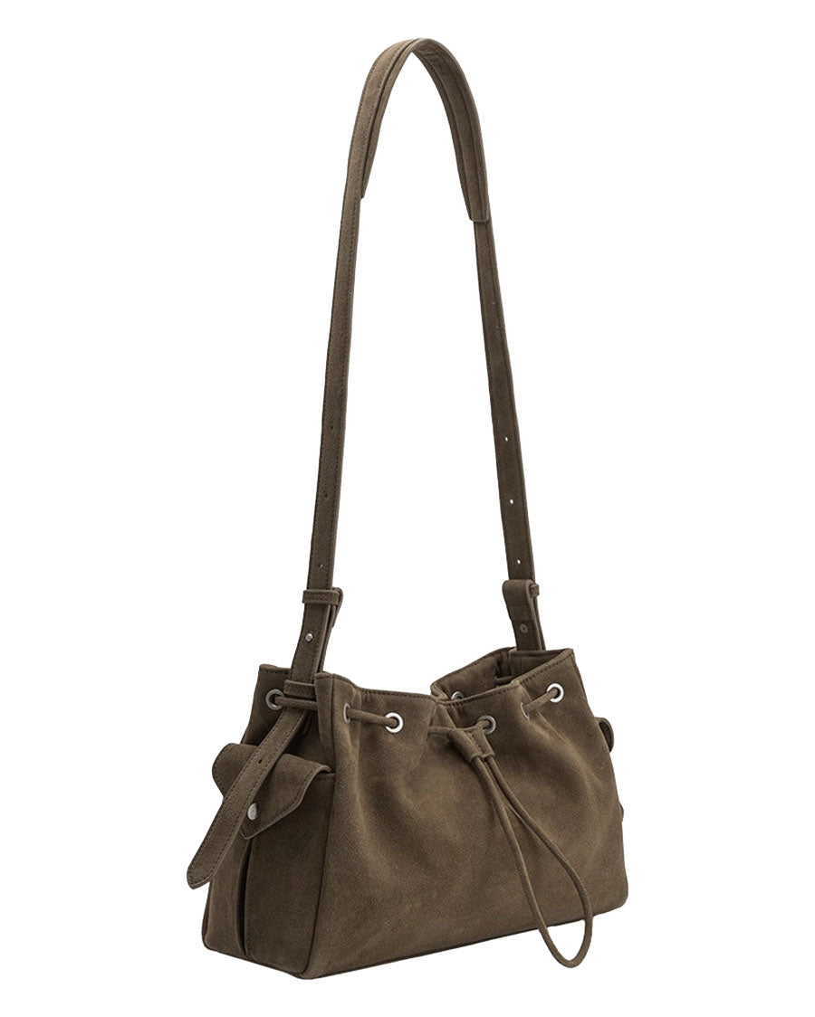Women's Rhuby Vegan Suede Shoulder Bag - Ea1166Olv