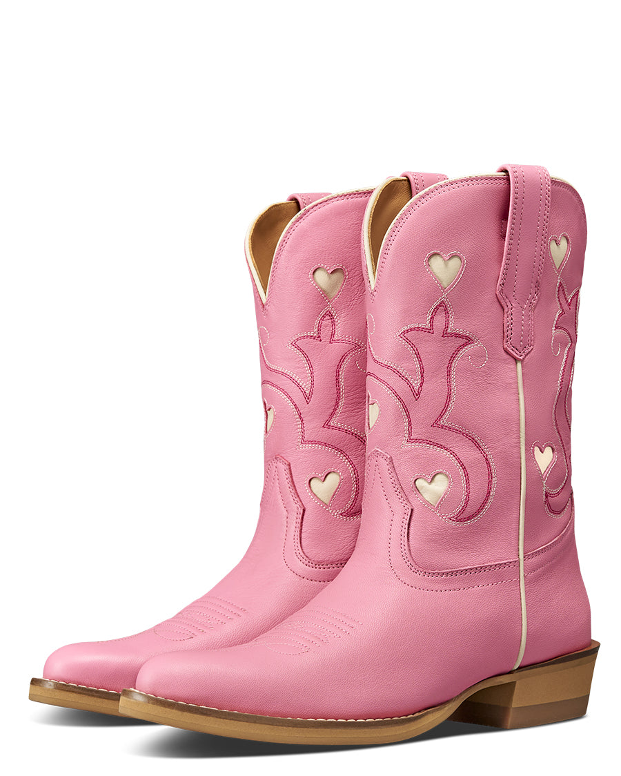 Girls' The Annie Hearts Western Boots - 81034-Wlr