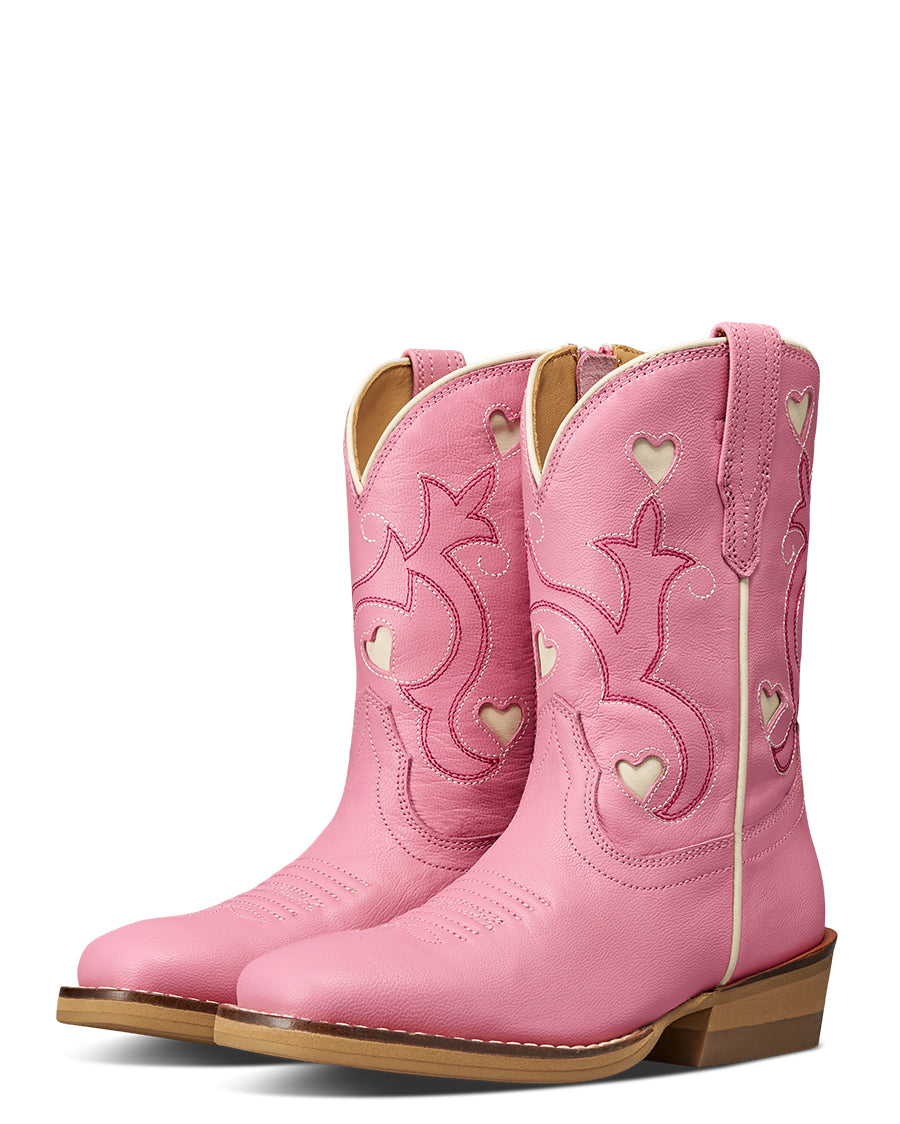 Toddler Girls' The Annie Hearts Western Boots - 81035-Wlr