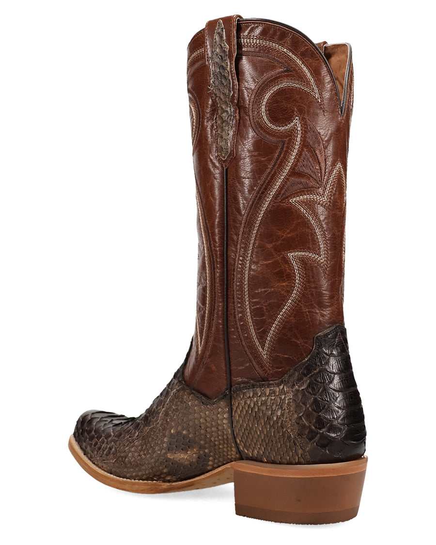 Men's Stryke Back Cut Python Western Boots - Dp7131