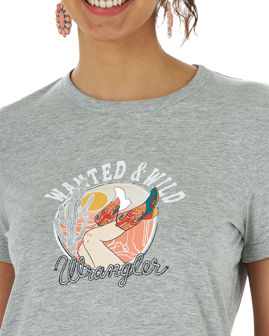 Women's Wanted & Wild Ringer T-Shirt - Lwk588h