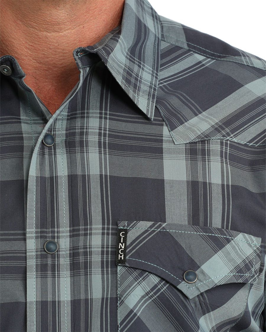 Men's Long Sleeve Plaid Western Shirt - Mtw1303110