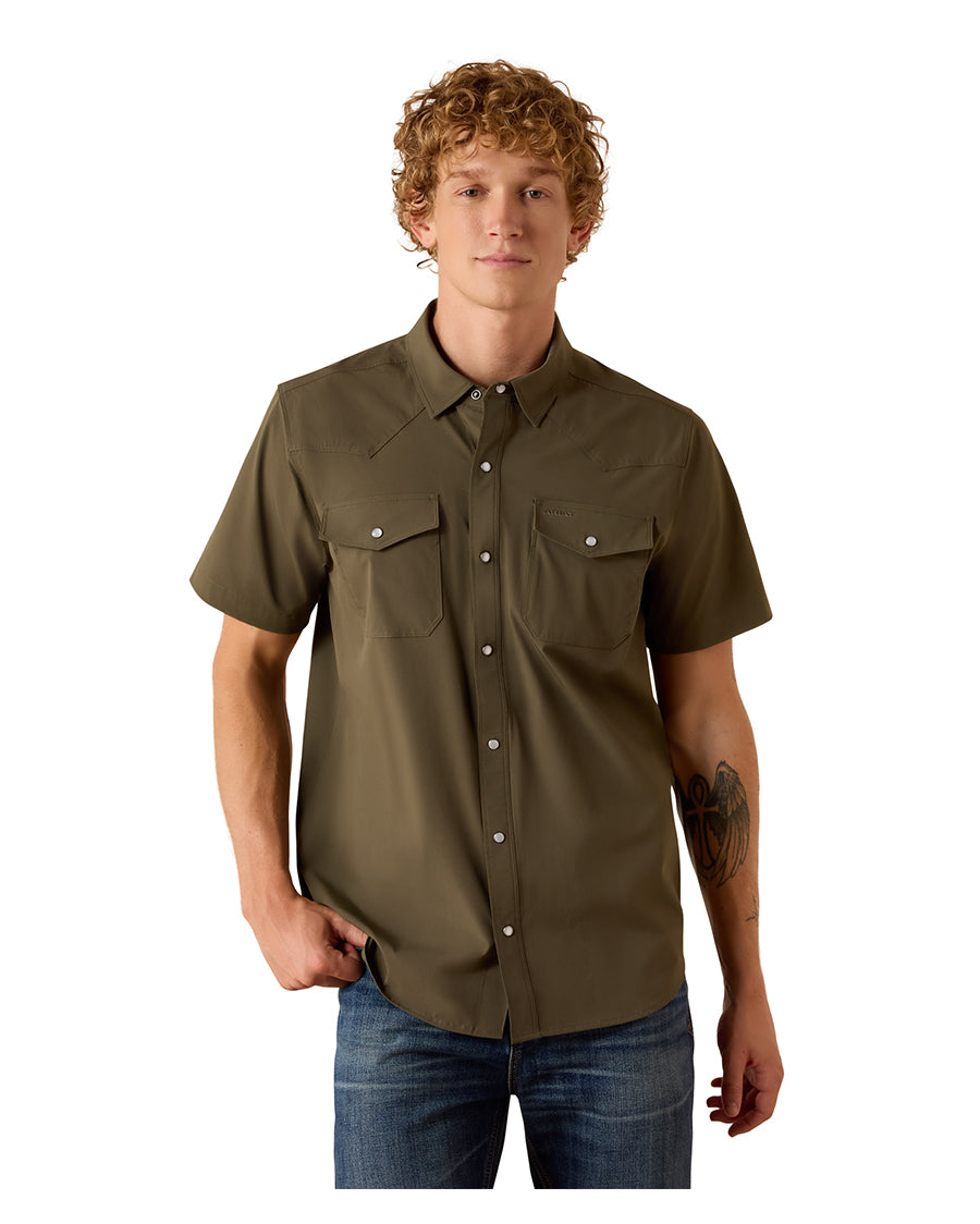 Men's Frontierflex Venttek Western Fitted Snap Shirt - 10077033