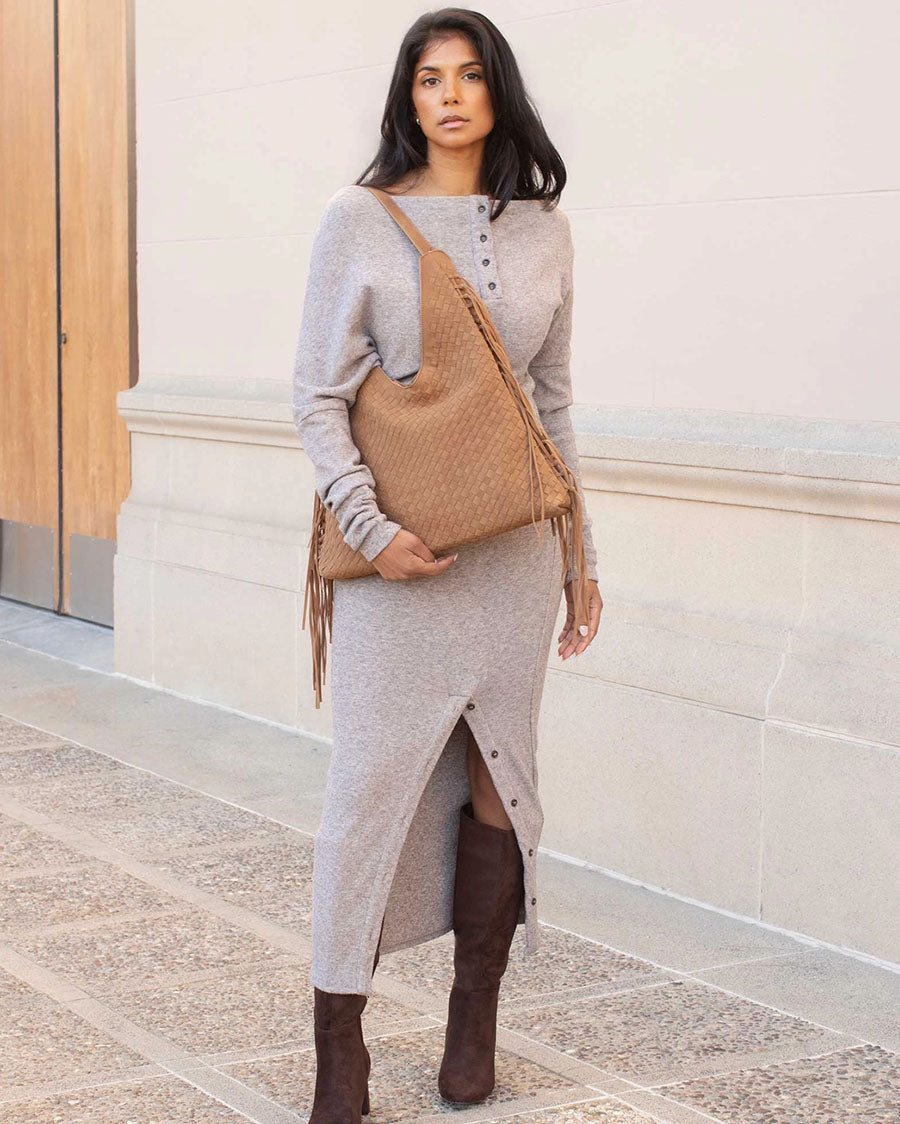 Women's Brynlee Vegan Suede Tote Bag - Ea1109Tn