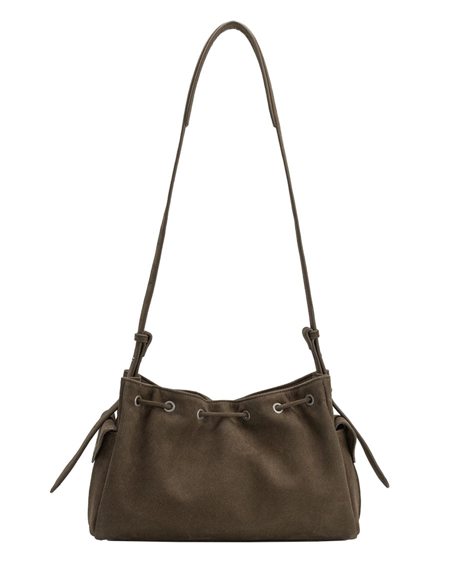 Women's Rhuby Vegan Suede Shoulder Bag - Ea1166Olv