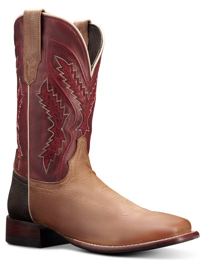 Men's The Doc In Oat & Red Goat Western Boots - 10031-Oar