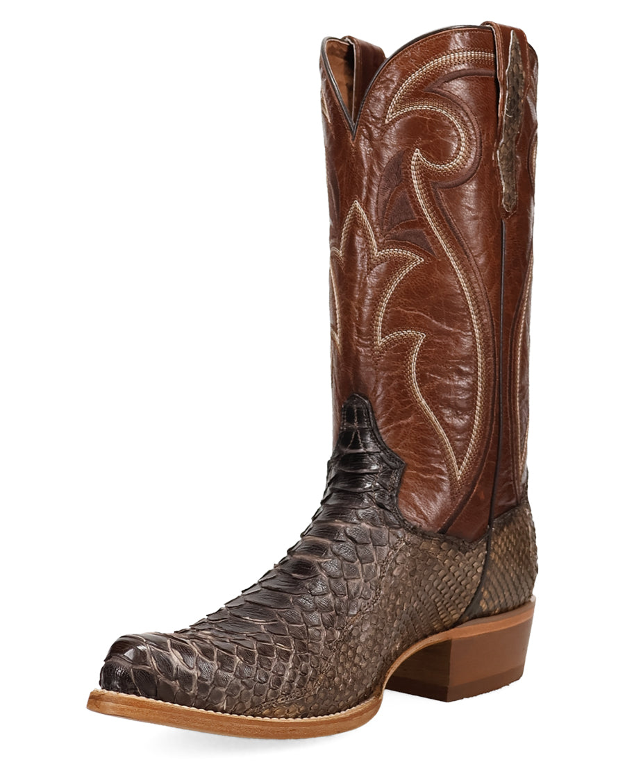 Men's Stryke Back Cut Python Western Boots - Dp7131