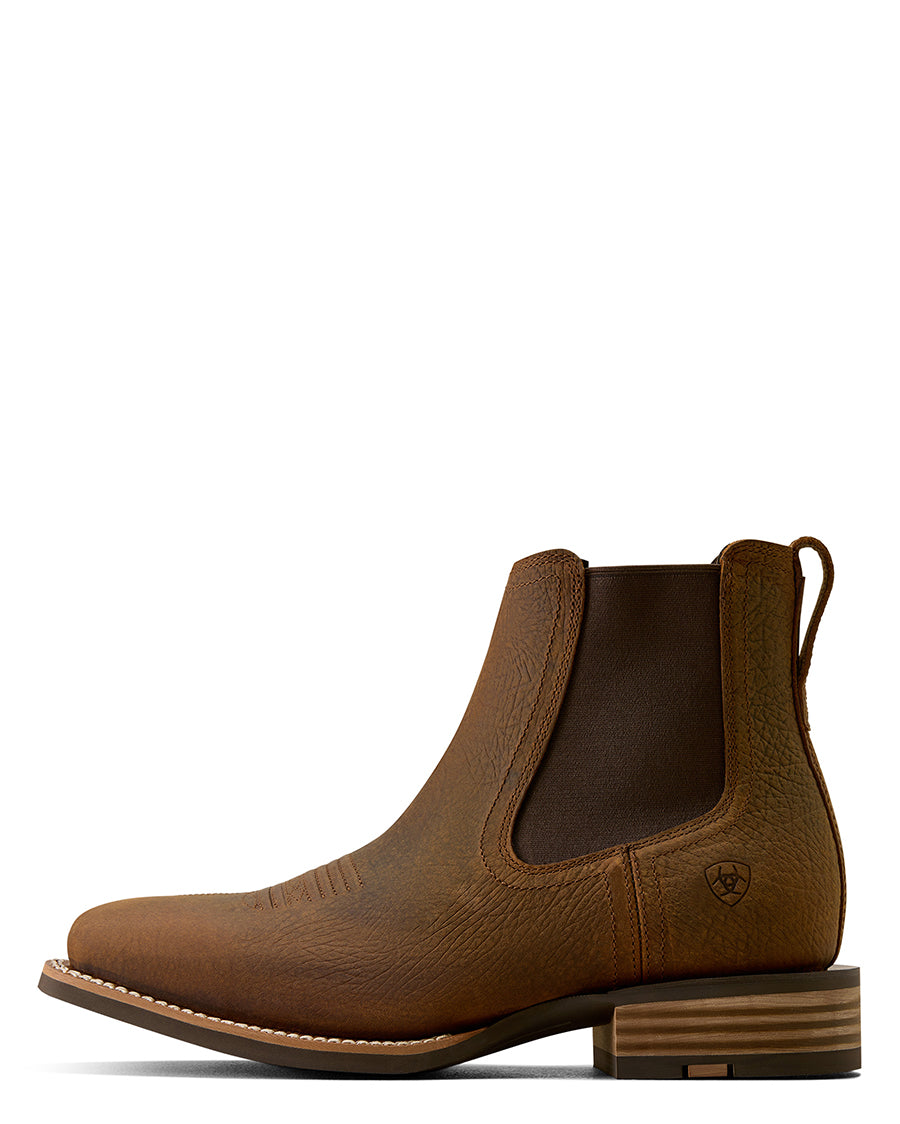 Men's Western Big Rig Wide Square Toe Chelsea Boots - 10080502
