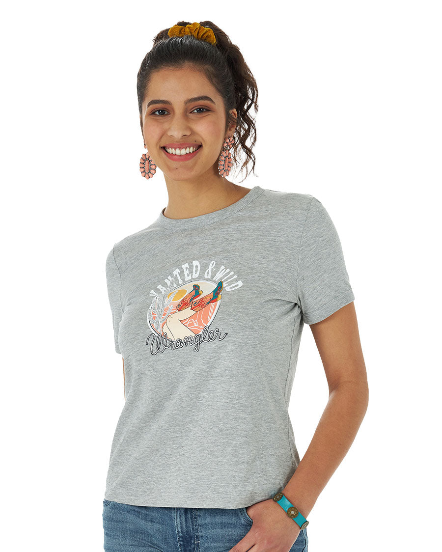 Women's Wanted & Wild Ringer T-Shirt - Lwk588h