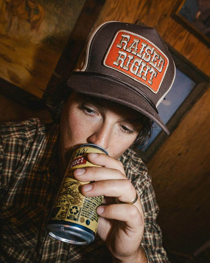 Raised Right Trucker Snapback - Mhh26Raisbrn