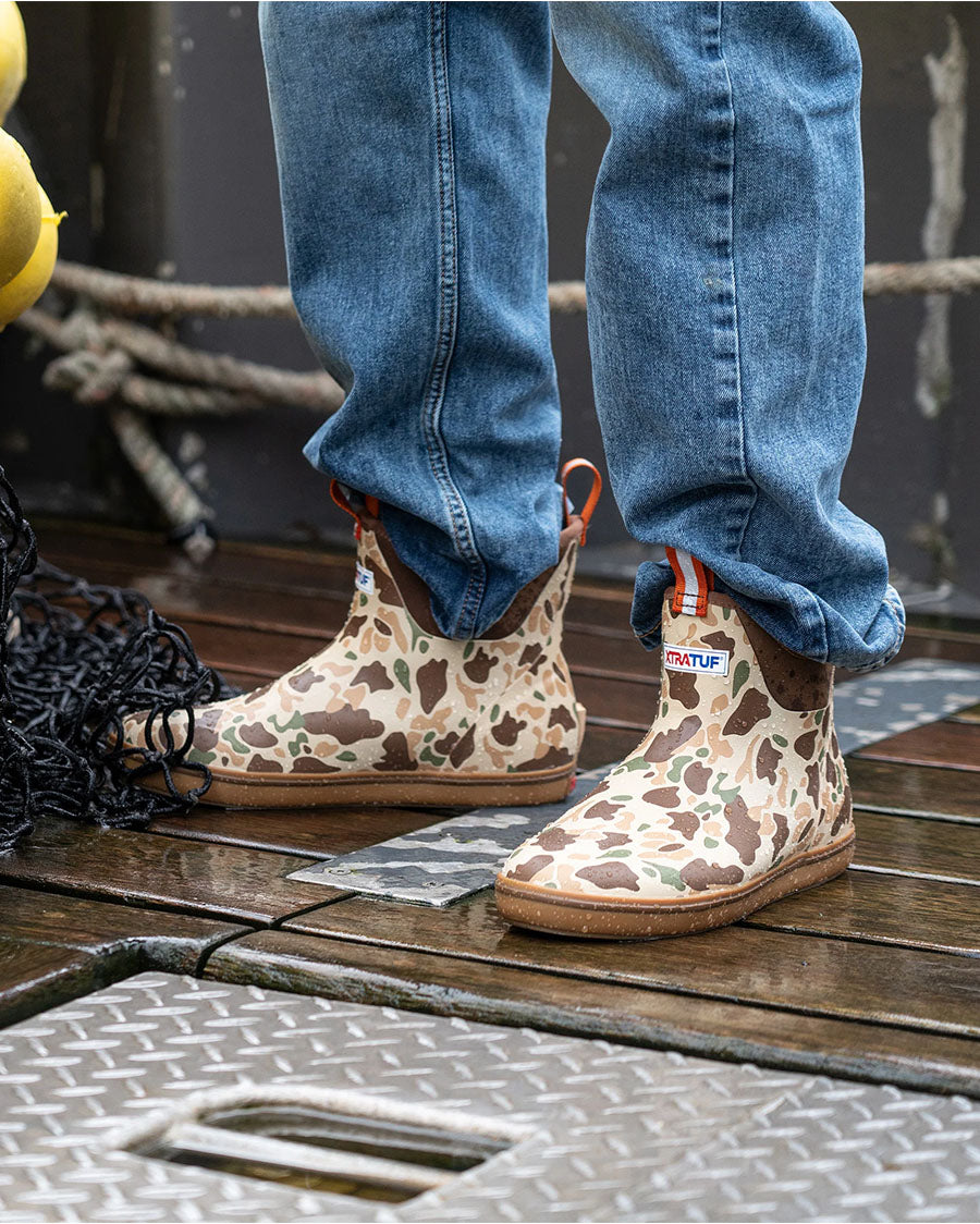 Men's 6" Ankle Deck Boots - XMABDCAM