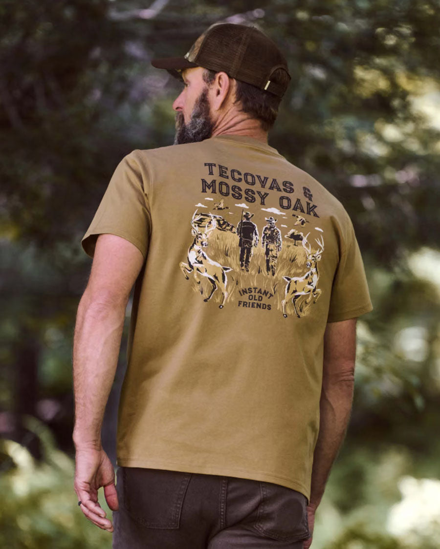 Men's Tecovas X Mossy Oak Cowboys & Deer T-Shirt - 61232-Oed