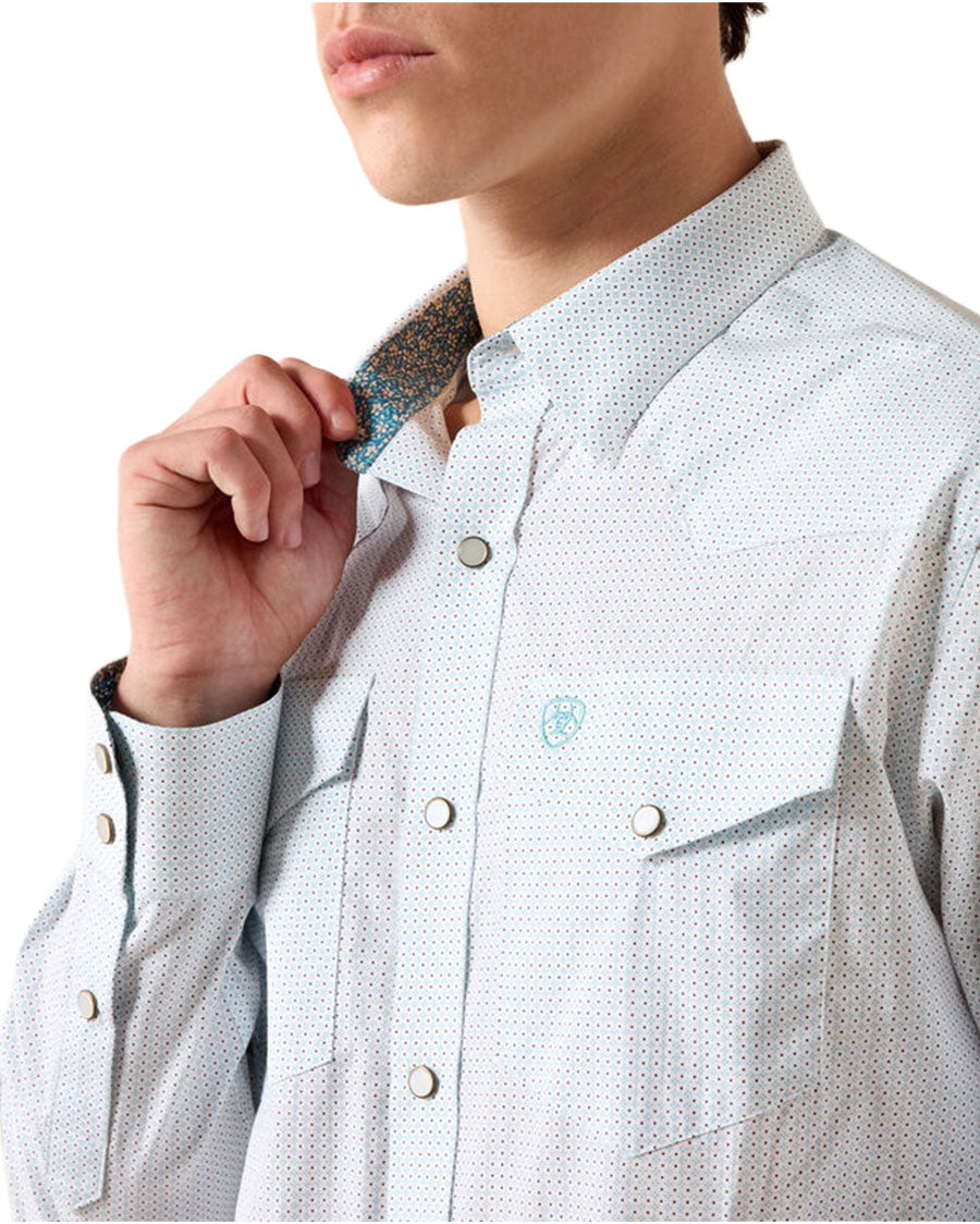 Men's Wrinkle Free Brennon Fitted Snap Shirt - 10079418
