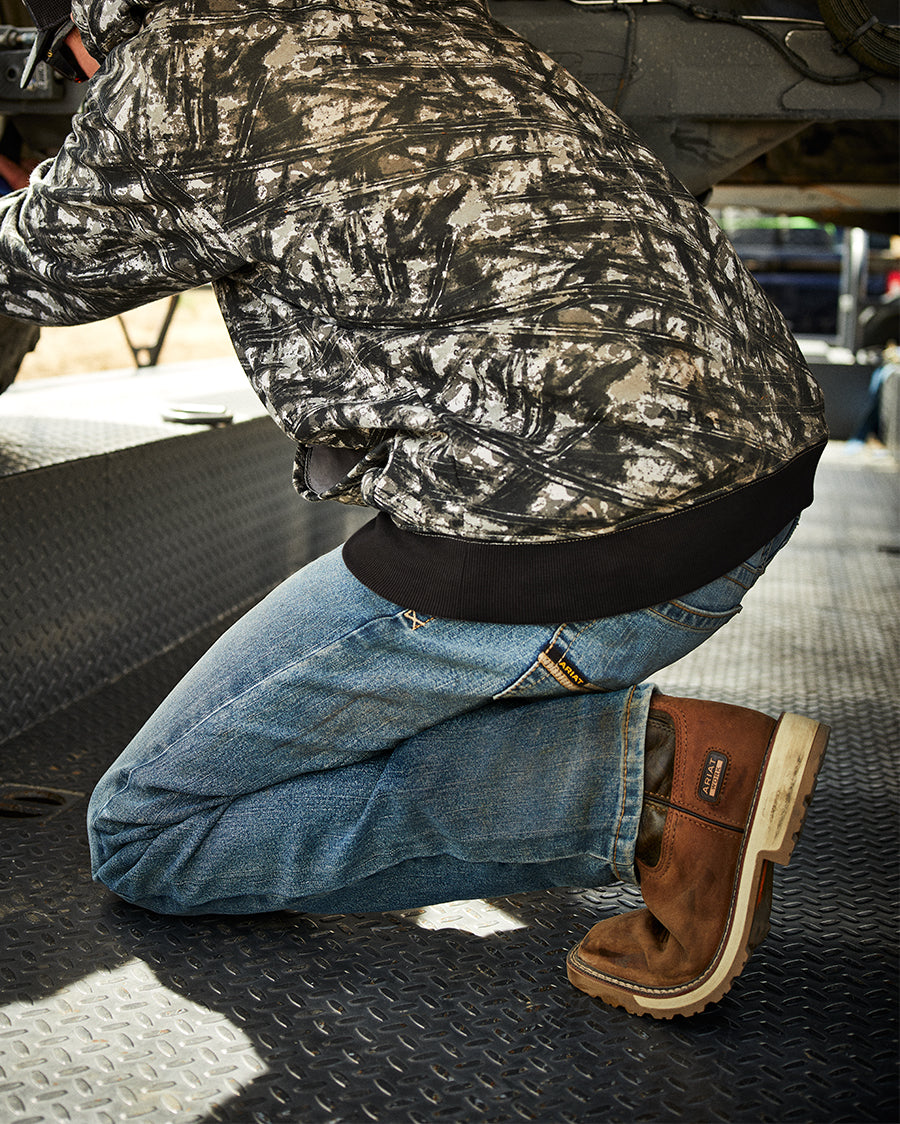 Men's Activator Patriot Wide Square Toe Work Boots - 10079675