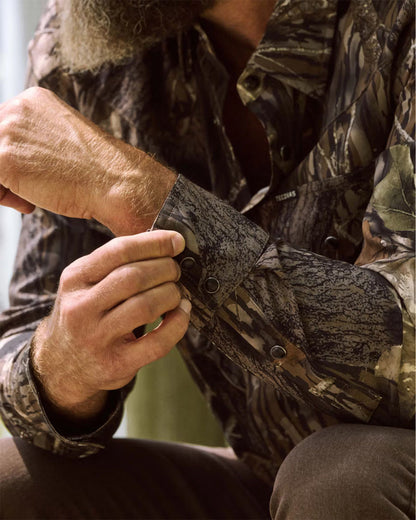Tecovas Men's Tecovas X Mossy Oak Performance Western Shirt - 61104-Mbu