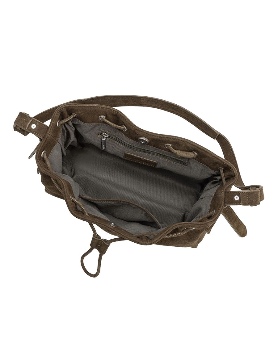 Women's Rhuby Vegan Suede Shoulder Bag - Ea1166Olv
