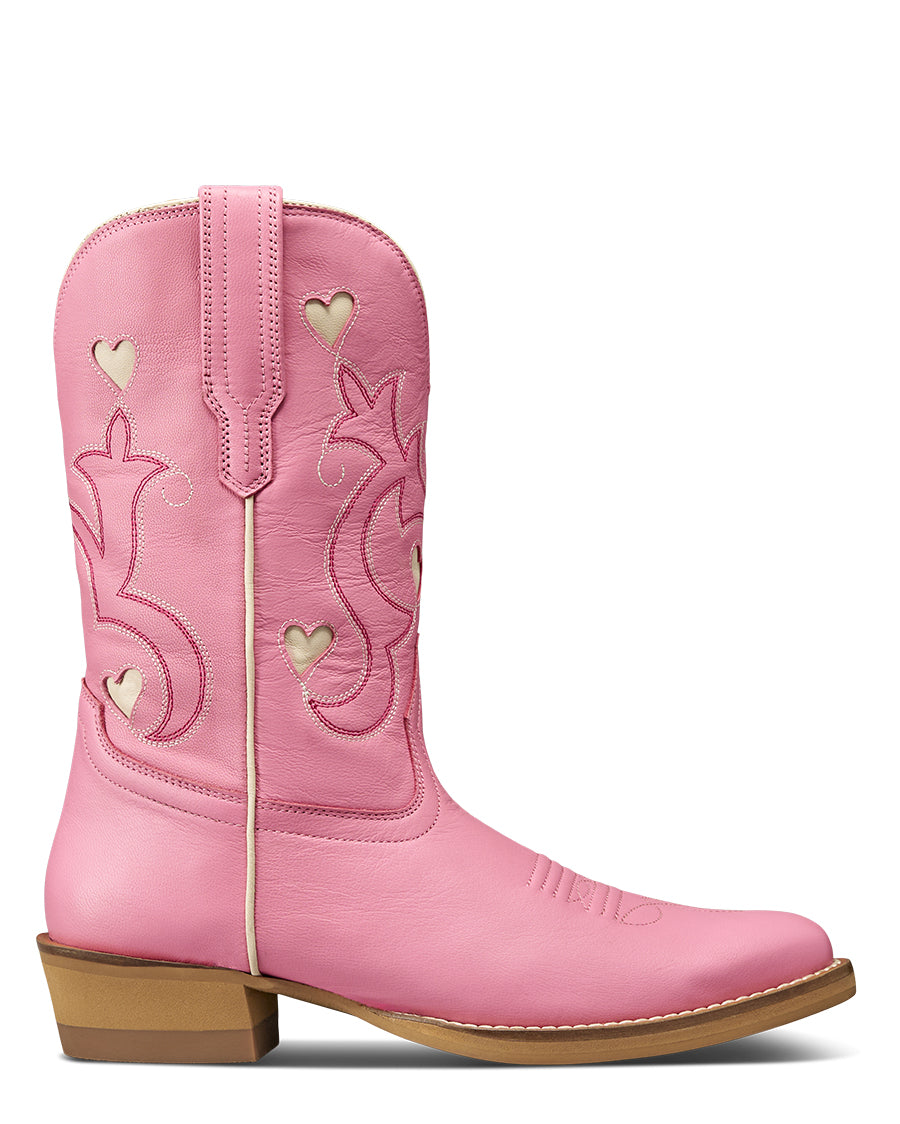 Girls' The Annie Hearts Western Boots - 81034-Wlr