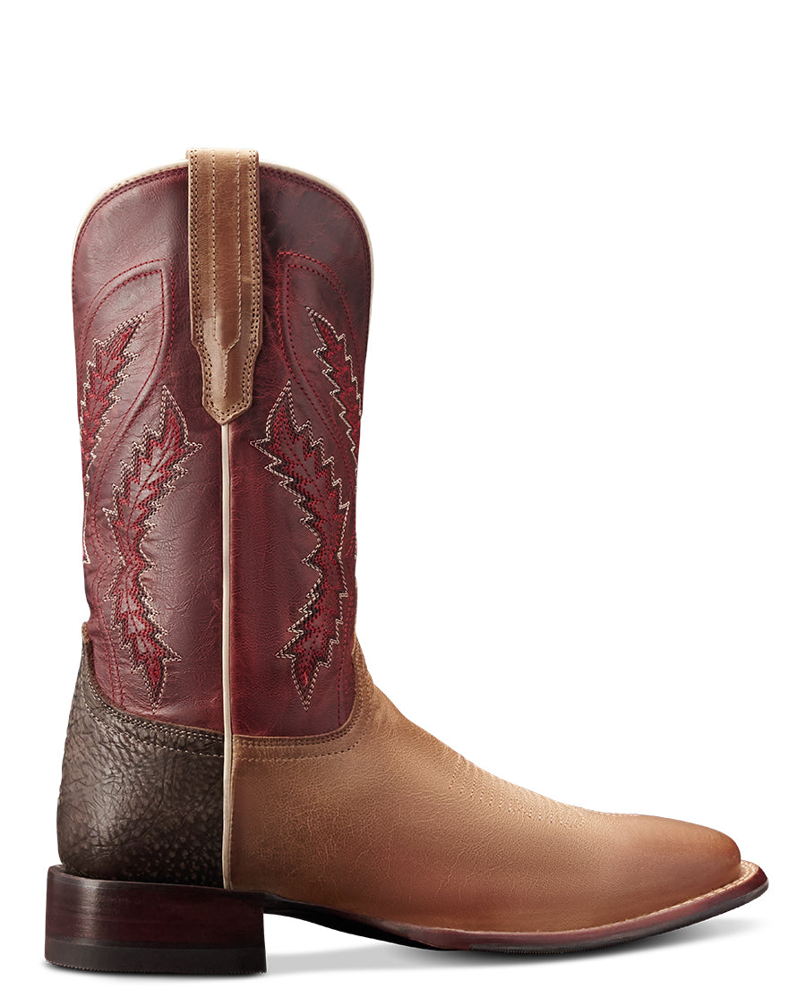 Men's The Doc In Oat & Red Goat Western Boots - 10031-Oar