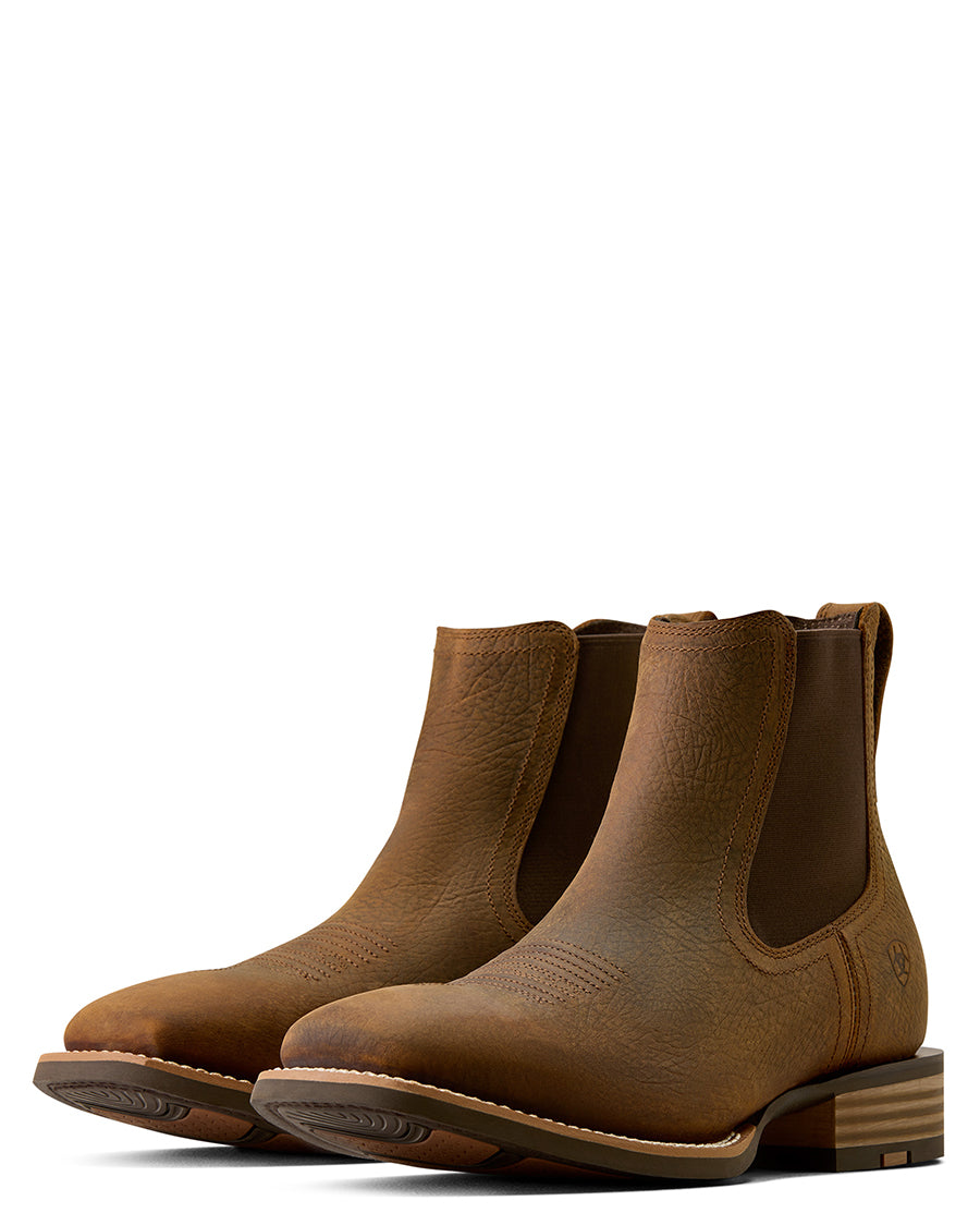 Men's Western Big Rig Wide Square Toe Chelsea Boots - 10080502