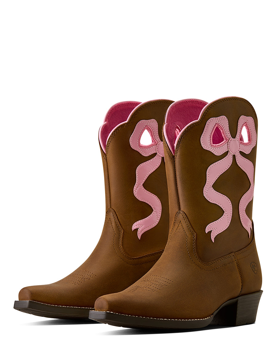 Youth Lil Beaux D Toe Western Boots - 10080350