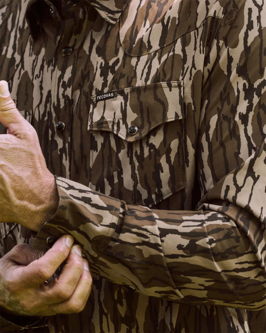 Men's Tecovas X Mossy Oak Performance Western Shirt - 61104-Mob
