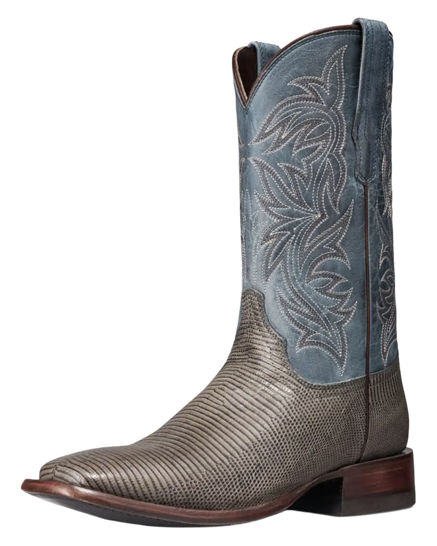 Men's The Doc Canyon Gunmetal Lizard Western Boots - 11224-Gnm