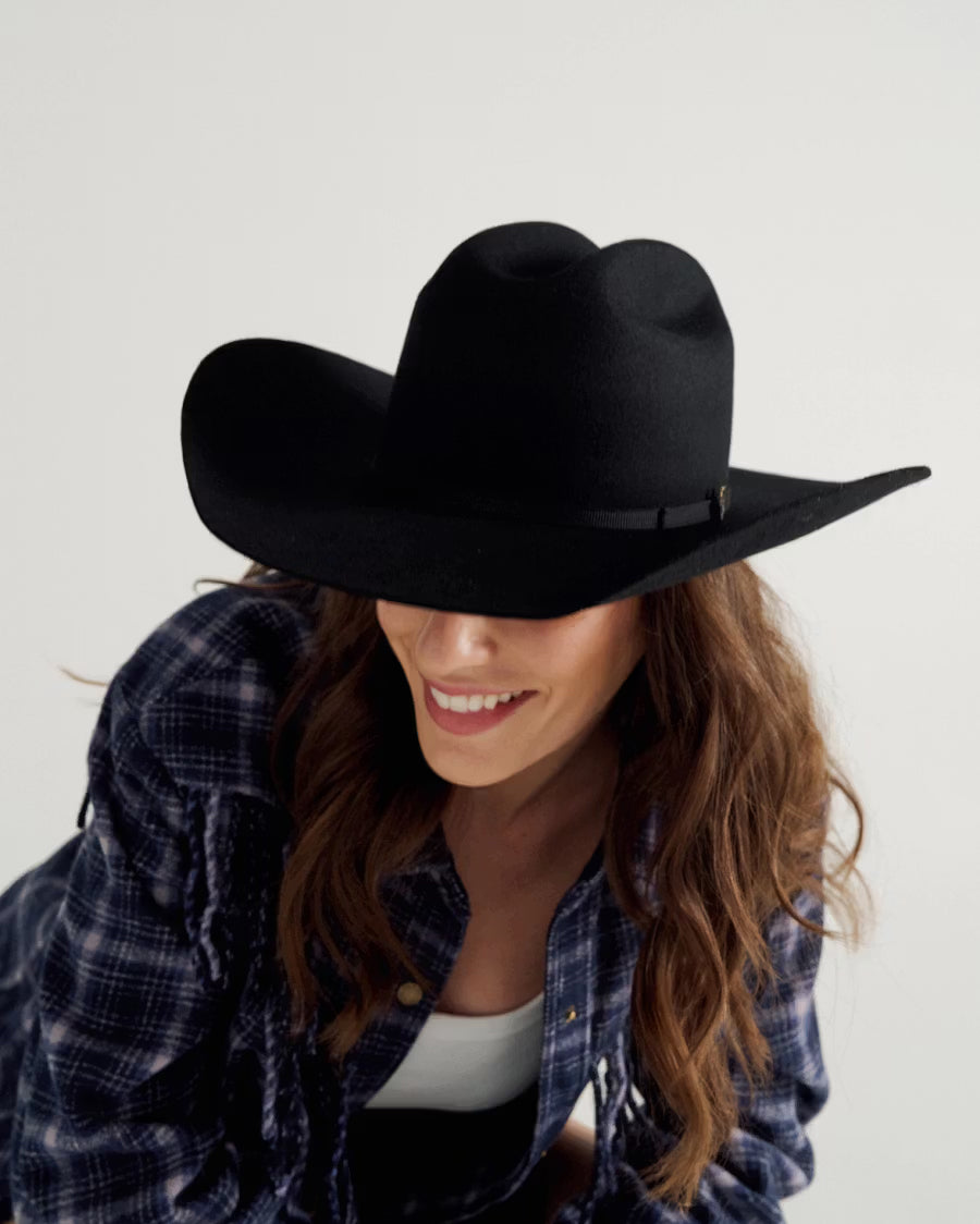 Cattleman Wool Cowboy Hat - 30534-Blk