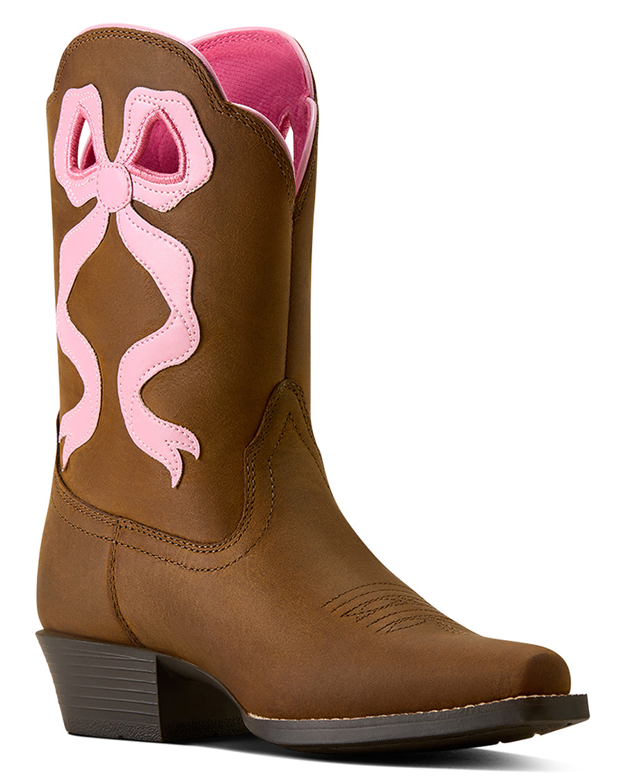 Youth Lil Beaux D Toe Western Boots - 10080350