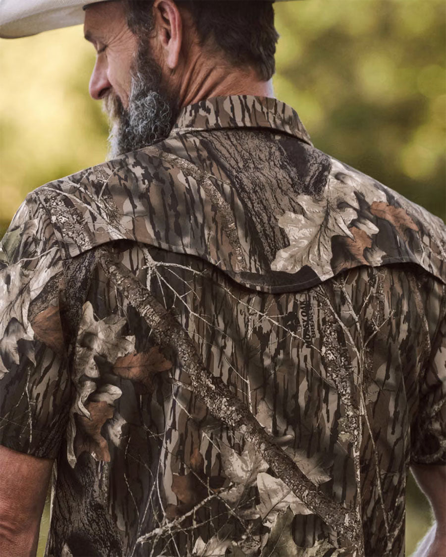 Men's Tecovas X Mossy Oak Performance Western Shirt - 61103-Mbu