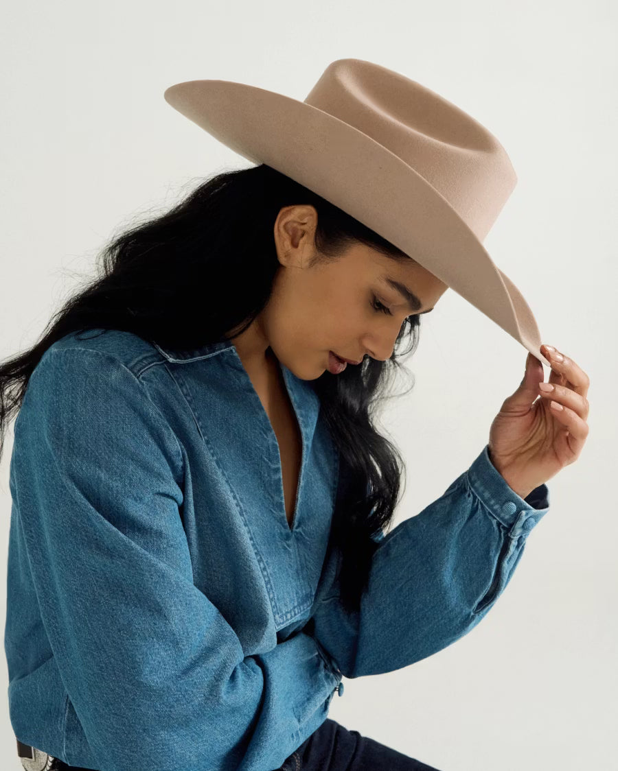 Cattleman Wool Cowboy Hat - 30534-Kha