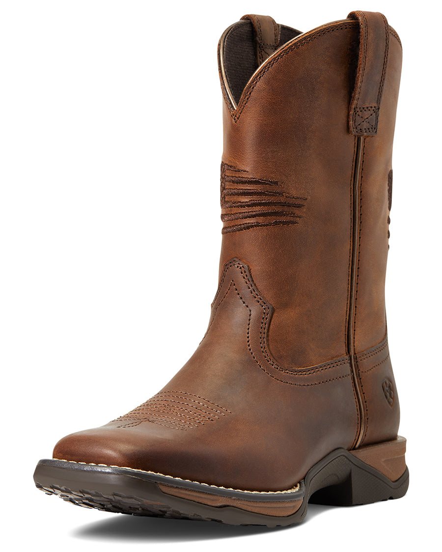 Youth Anthem Patriot Square Toe Western Boots - 10040366