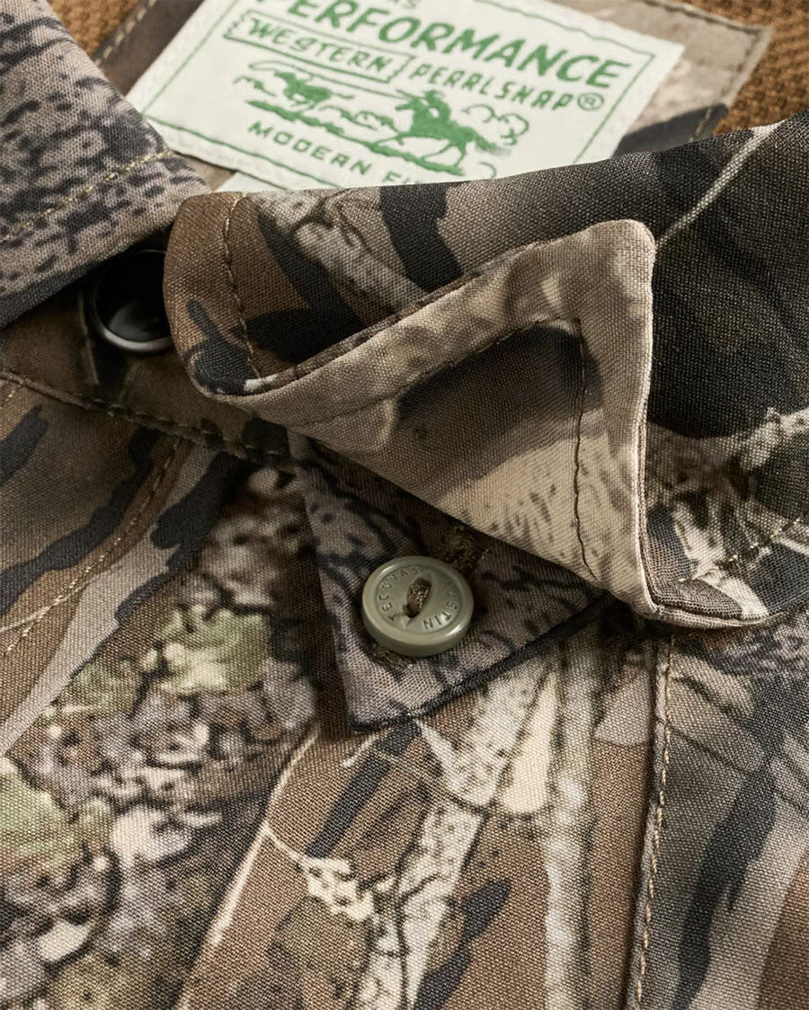 Tecovas Men's Tecovas X Mossy Oak Performance Western Shirt - 61104-Mbu