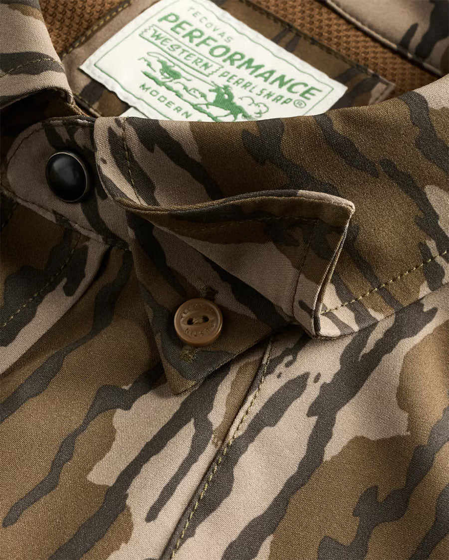 Men's Tecovas X Mossy Oak Performance Western Shirt - 61104-Mob