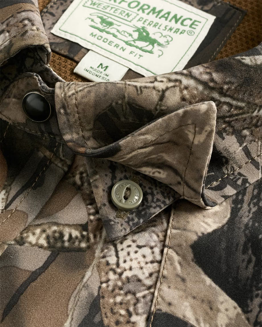 Men's Tecovas X Mossy Oak Performance Western Shirt - 61103-Mbu