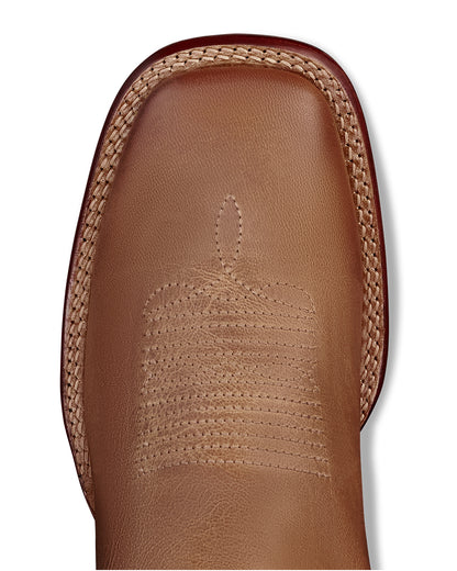 Men's The Doc In Oat & Red Goat Western Boots - 10031-Oar