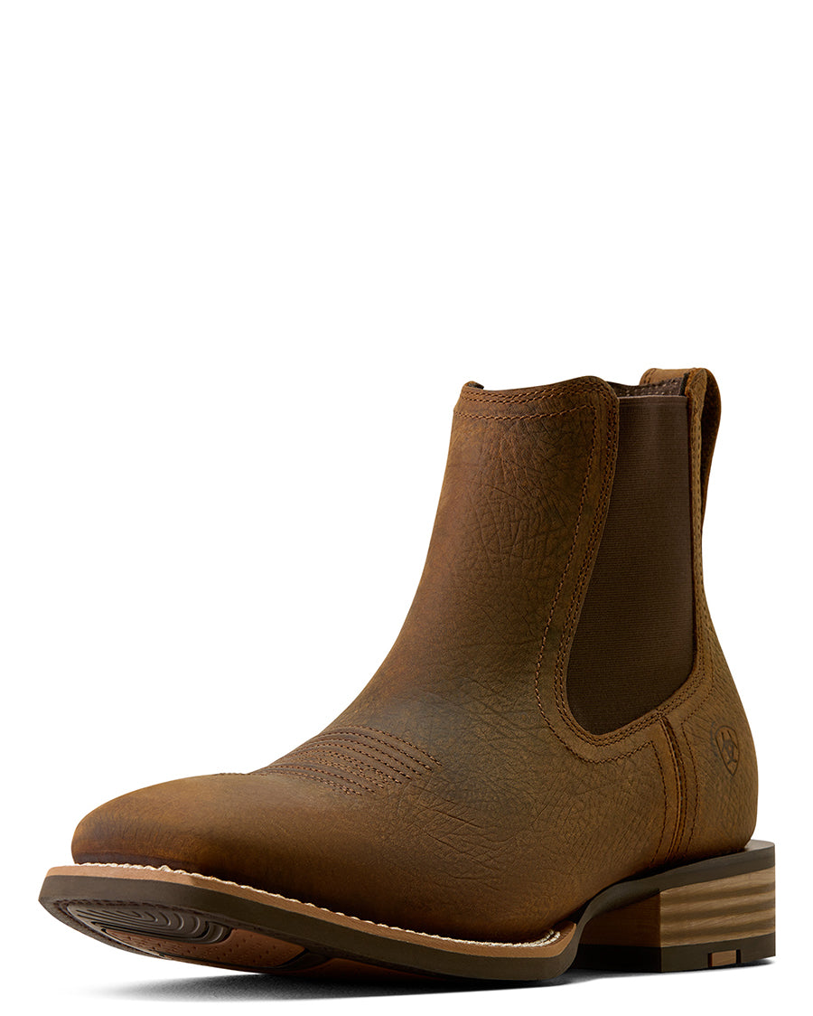 Men's Western Big Rig Wide Square Toe Chelsea Boots - 10080502