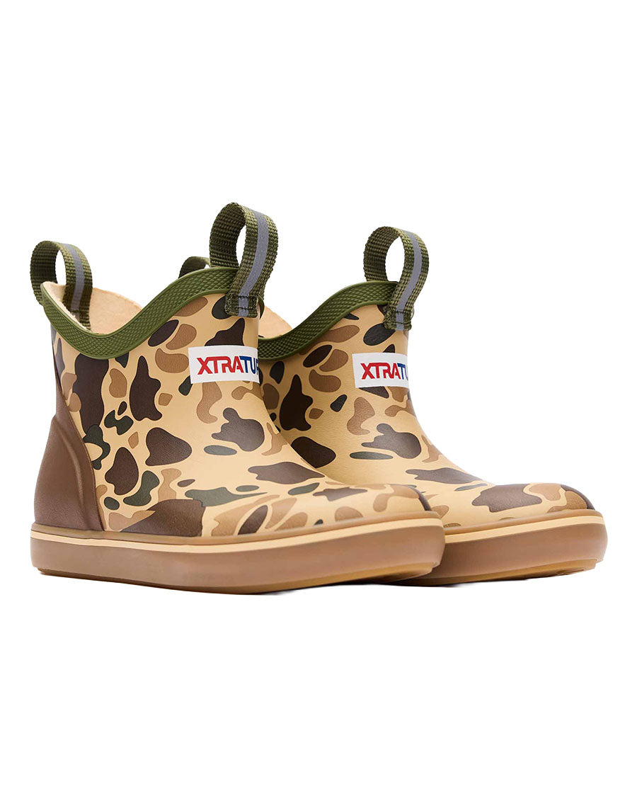 Kids' 4" Ankle Deck Boots - XKABDCMY