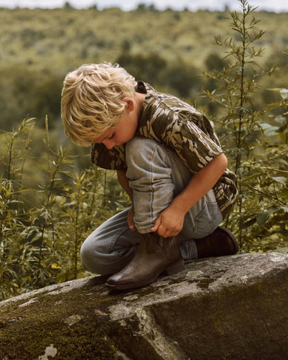 Kids' Tecovas X Mossy Oak Doc Western Boots - 81018-Mob