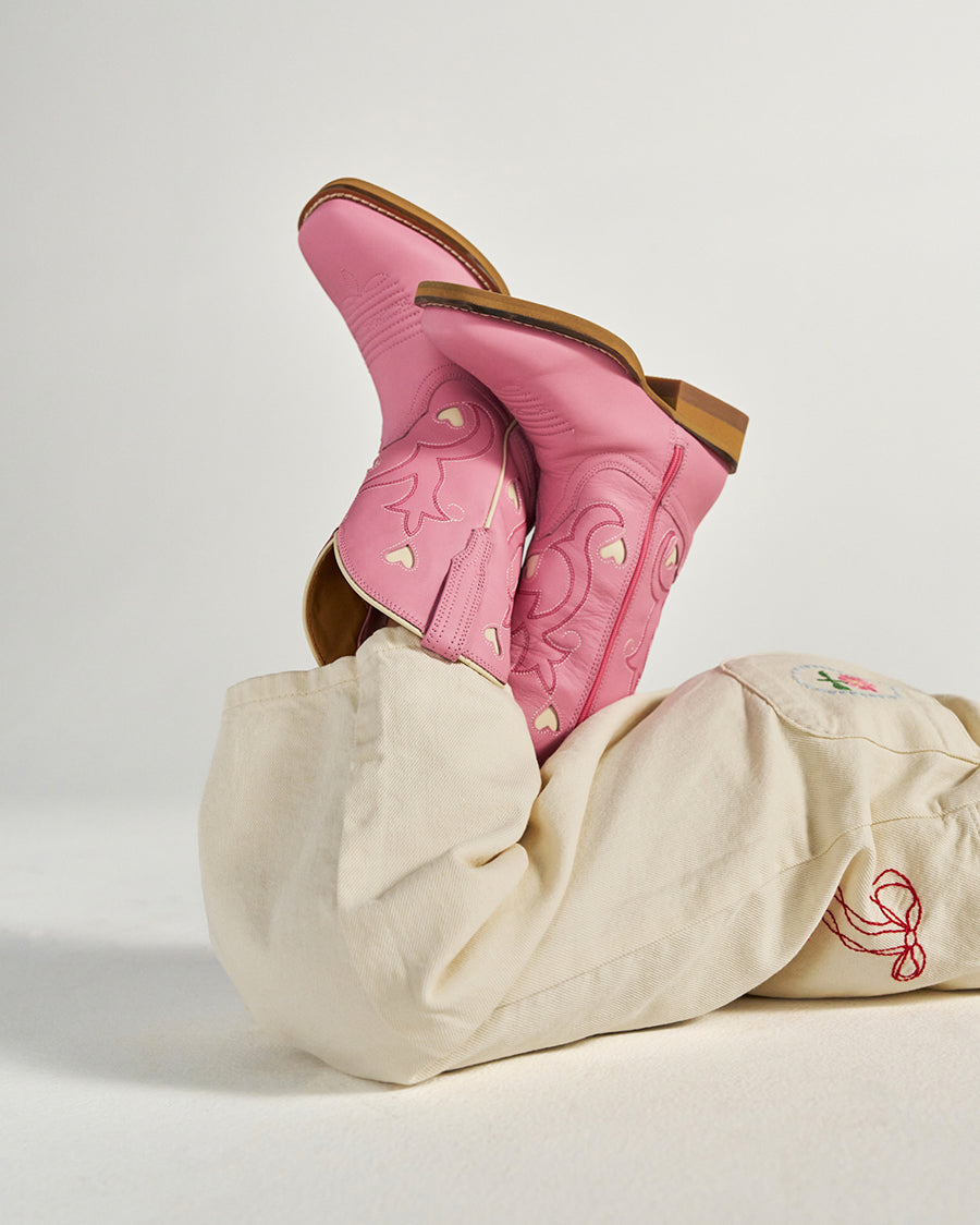 Toddler Girls' The Annie Hearts Western Boots - 81035-Wlr