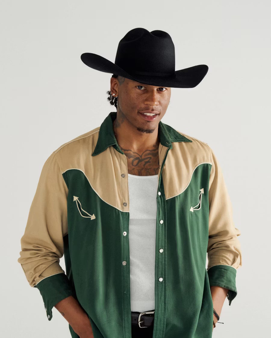 Cattleman Wool Cowboy Hat - 30534-Blk