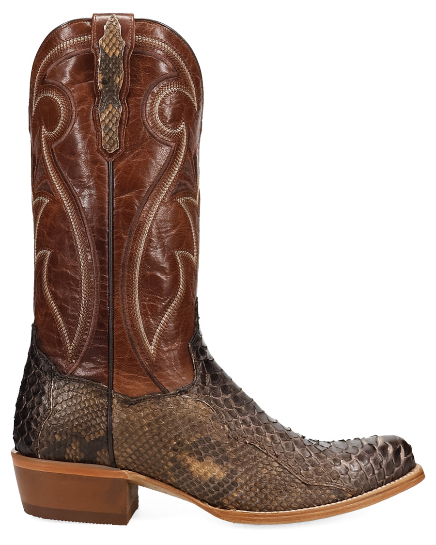 Men's Stryke Back Cut Python Western Boots - Dp7131