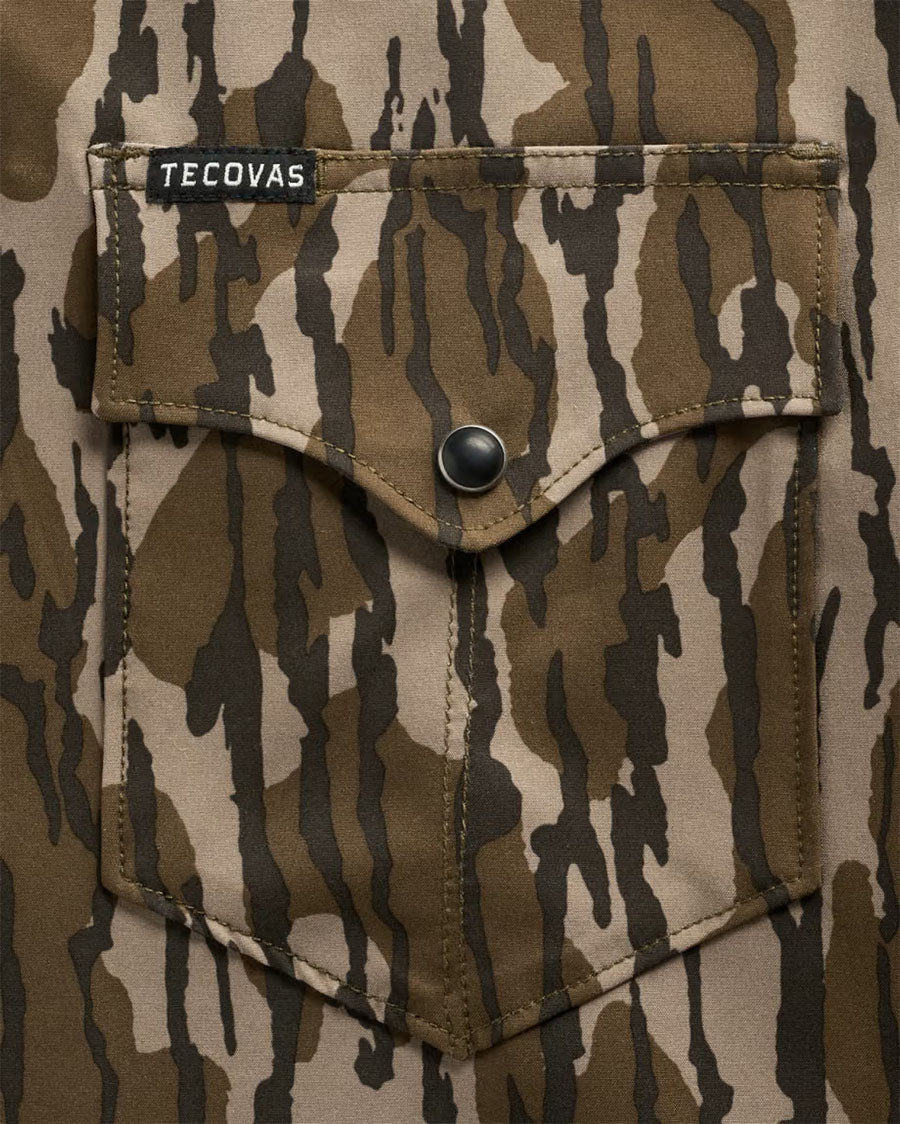 Men's Tecovas X Mossy Oak Performance Western Shirt - 61104-Mob