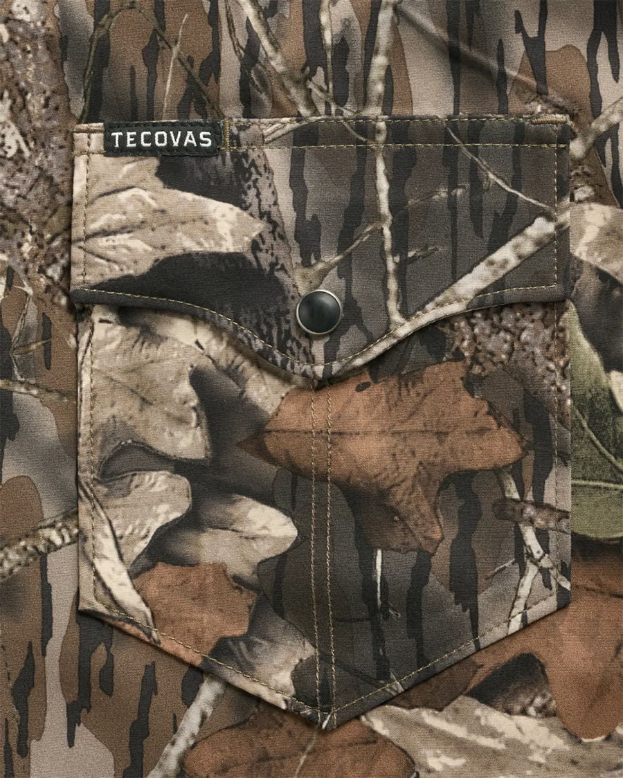Tecovas Men's Tecovas X Mossy Oak Performance Western Shirt - 61104-Mbu